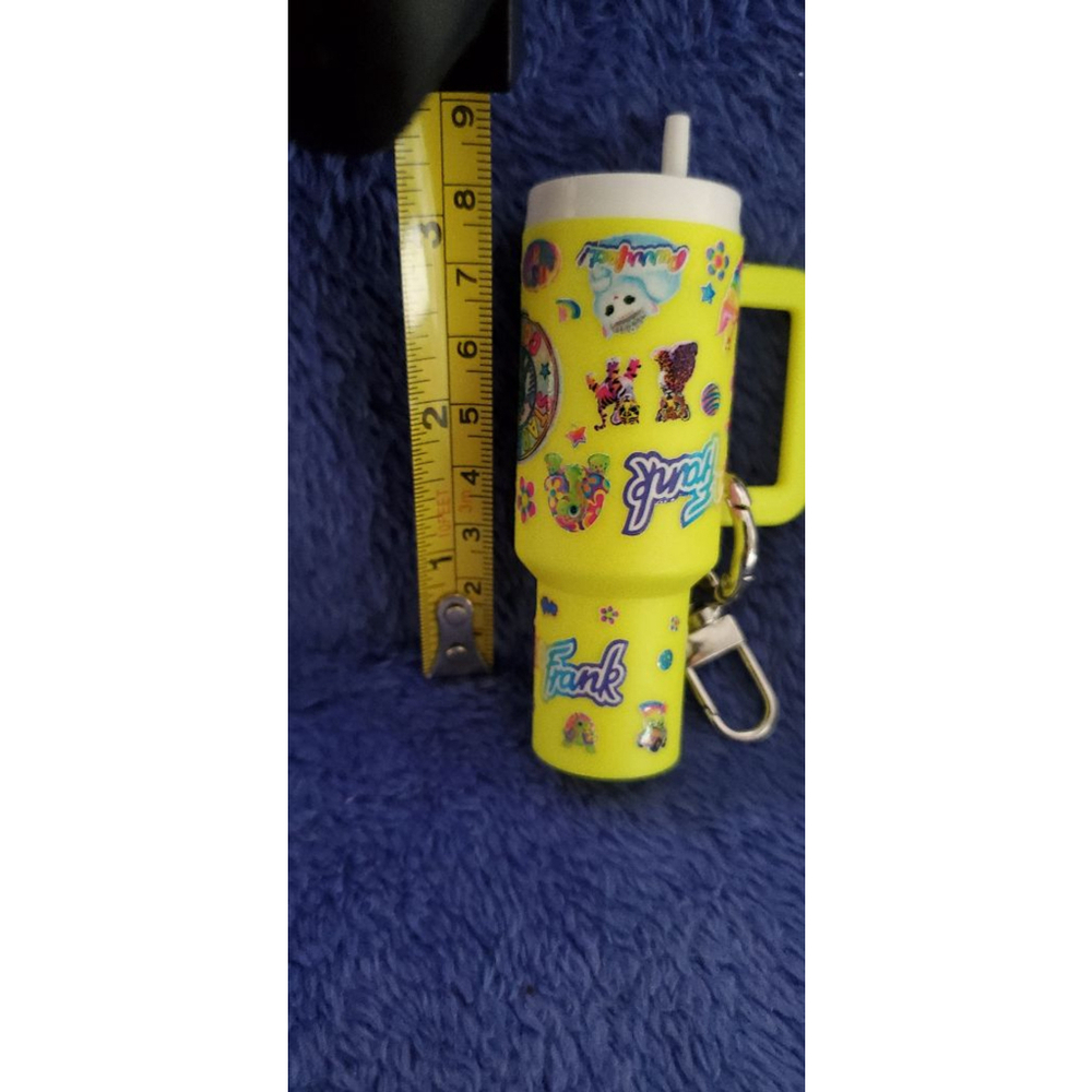 Starbucks Yellow Multi-color Tumbler Keychain - Picture 2 of 5